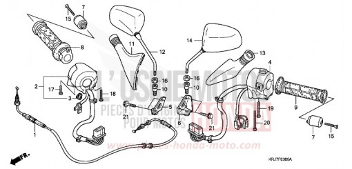 COMMUTATEUR/CABLE/MIROIR FES125A de 2010